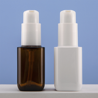 PET Plastic Lotion Packaging Press Empty Bottle For Cosmetic Foundation Liquid Sunscreen