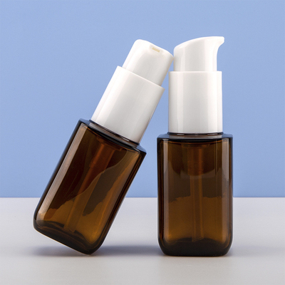 PET Plastic Lotion Packaging Press Empty Bottle For Cosmetic Foundation Liquid Sunscreen