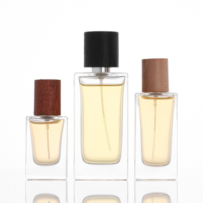 Thickened Square Perfume Bottle Car Glass Spray Bottle 30ml 50ml 100ml