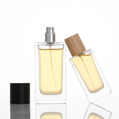 Thickened Square Perfume Bottle Car Glass Spray Bottle 30ml 50ml 100ml