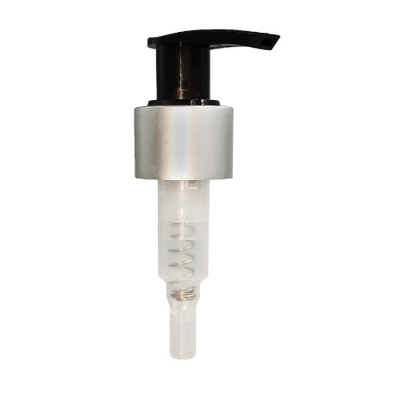 Left-Right Lock Hand Press Dispenser Lotion Shampoo Cream Pump  With Silver Smooth Closure Pumps