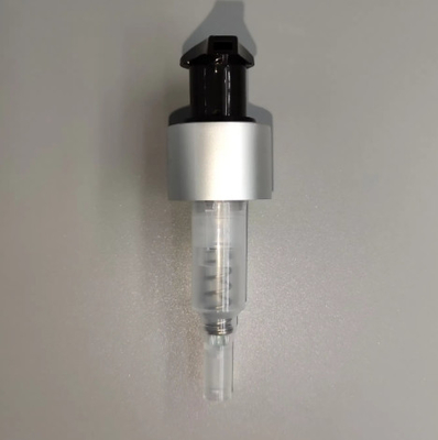 Left-Right Lock Hand Press Dispenser Lotion Shampoo Cream Pump  With Silver Smooth Closure Pumps