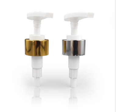 Aluminum Surface PP Lotion Pump  With Screw Cap