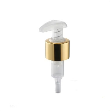 Aluminum Surface PP Lotion Pump  With Screw Cap