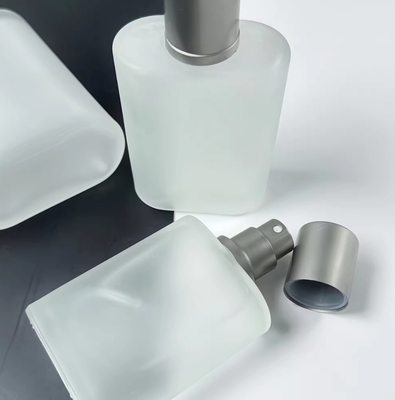 Luxury Perfume Glass Bottle 30ml 50ml 100ml Frosted Spray Perfume Bottles