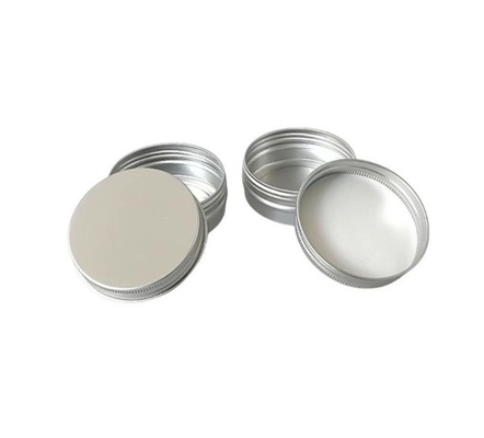30g 52*22 Silver Round Threaded Aluminum Box Sealed Aluminum Box