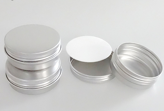 40ml 56*22 Round Threaded Aluminum Can Tea Cake Biscuit Alabaster Snacks Sealed Subdivided Metal Jar