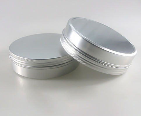 300ml 135*38 Silver Round Threaded Aluminum Box Tea Biscuit Snacks Sealed Packaging Box