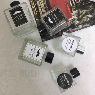 Customizable Smooth Surface Glass Aroma Diffuser Bottle 30ml 50ml 100ml