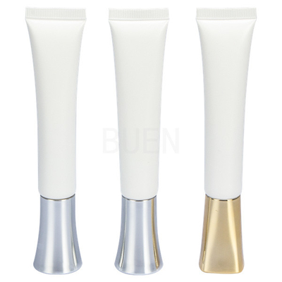 Biodegradable Plastic Cosmetic Tubes Packaging White Seamless 20ml