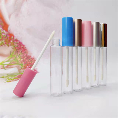 Vegan Cruelty Free Clear Lip Gloss Tube UV Coating Seamless 10ml