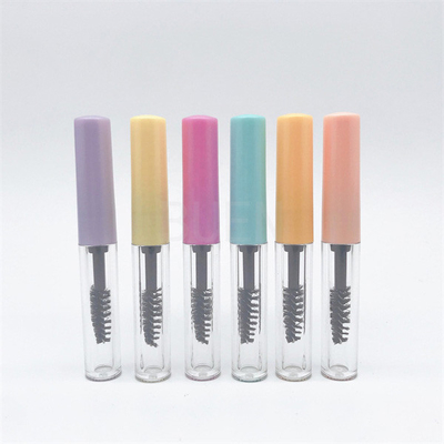 Knob Type Mascara Tube Packaging AS Clear Eyelash Container With Brush