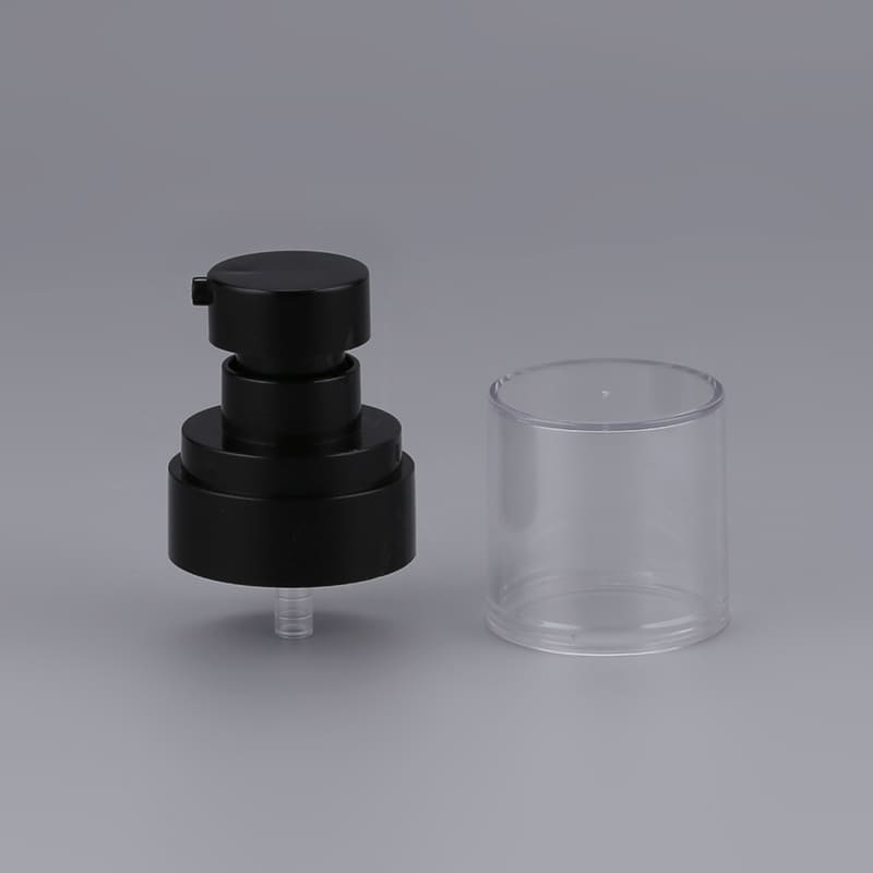 Frosted Plastic PP Lotion Pump With Silk Screen Hot Stamp Sticker