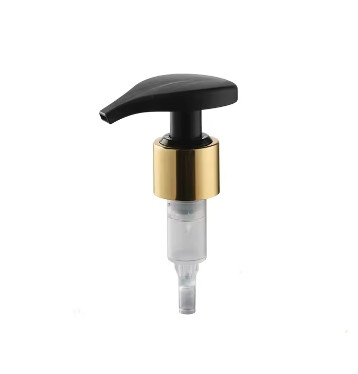 Aluminum Surface PP Lotion Pump  With Screw Cap