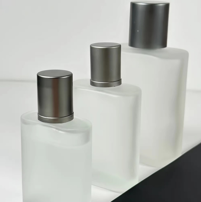 Luxury Perfume Glass Bottle 30ml 50ml 100ml Frosted Spray Perfume Bottles