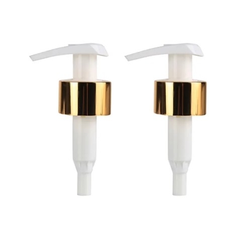 28/410 24/410 Plastic Lotion Bottle Pumps Aluminum Closure Switch Dispenser Pump