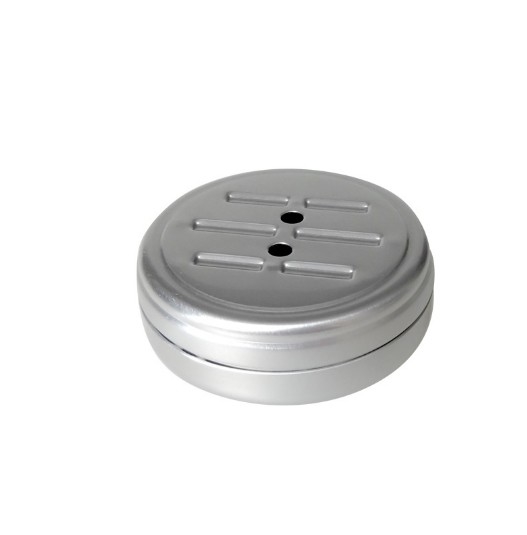 78*33 Round Silver Aluminum Box Soap Soap Face Soap Metal Sub-packed Aluminum Box Packaging