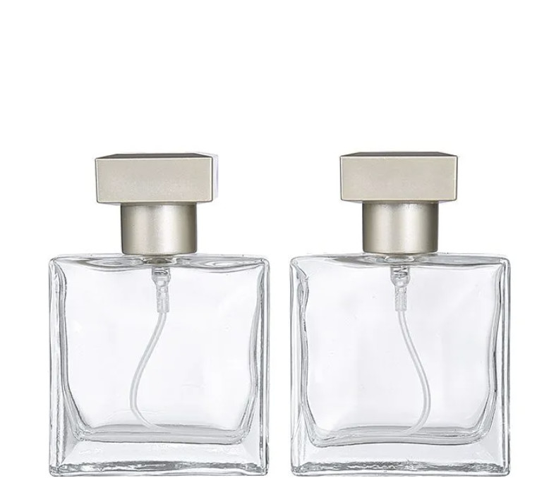 Smooth Surface Custom Print Empty Glass Perfume Bottles For Eco Friendly Packaging