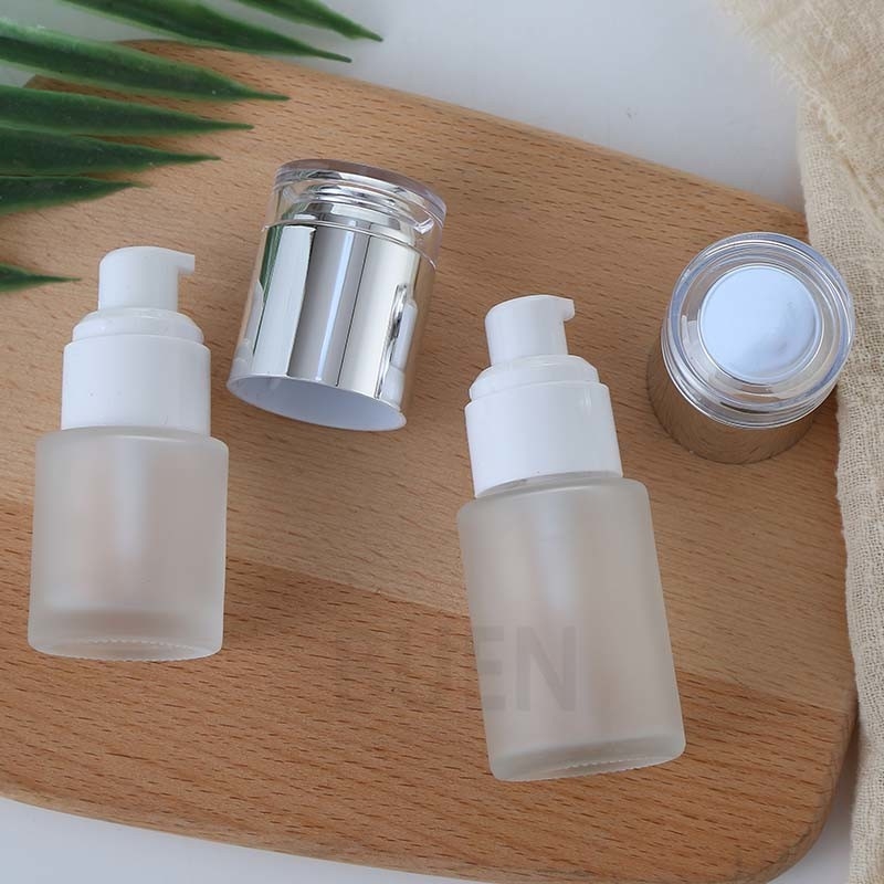Round Smooth Cosmetic Packaging Bottles 5g 10g 15g 30g 50g 80g 100g 200g Volume