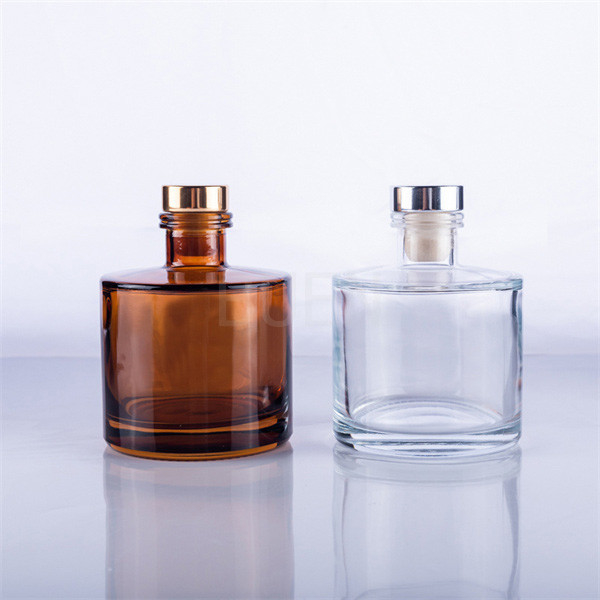 Frosted Brown Glass Aroma Diffuser Bottle Transaprent Aroma Oil Bottle