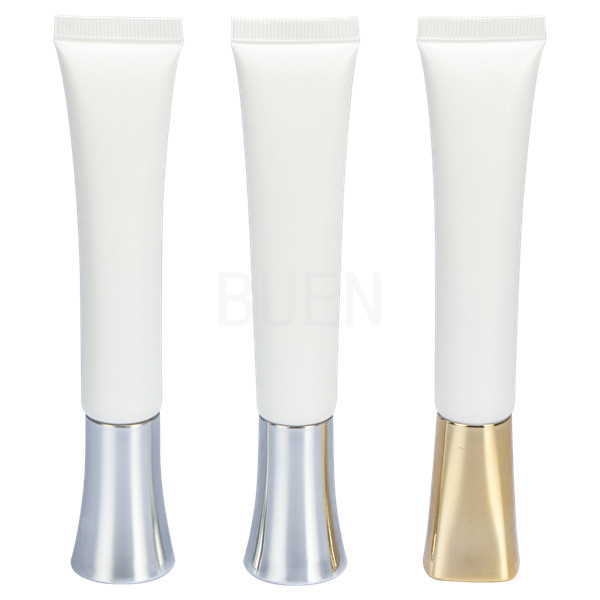 Biodegradable Plastic Cosmetic Tubes Packaging White Seamless 20ml